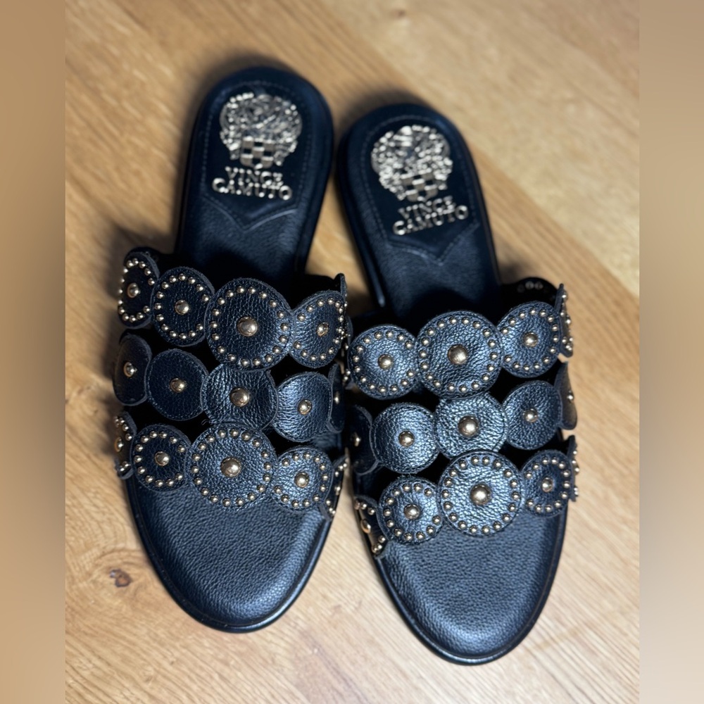 Vince Camuto Studded Slides